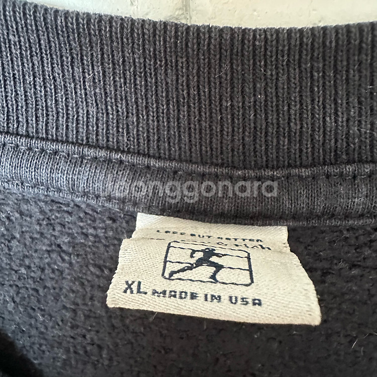 XL 스포티 앤 리치 맨투맨 블랙--2