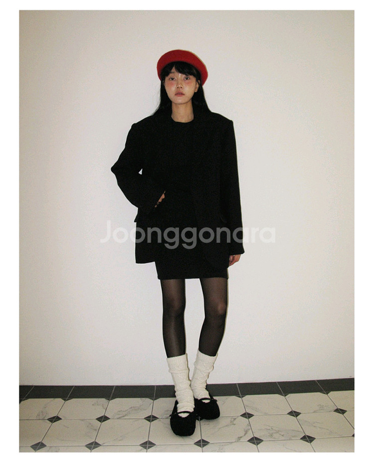 NUUS 누스 미아 시어링 메리제인 플랫--2