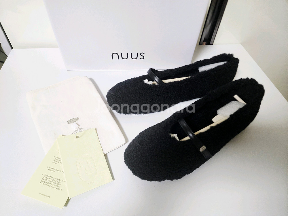 NUUS 누스 미아 시어링 메리제인 플랫--9