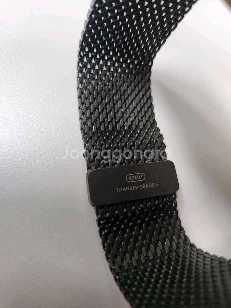 애플워치 울트라2 블랙 티타늄 49mm 100퍼센트--7