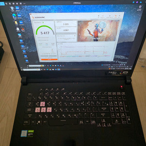 ASUS 게이밍 노트북 부품용 G731GU-EV005 9750h 1660ti 8gb