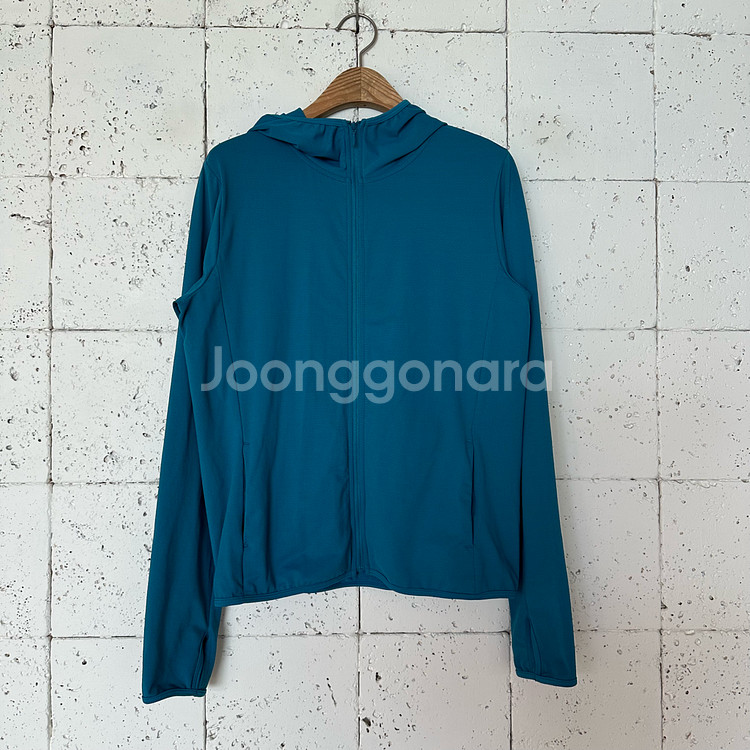 우먼L 유니클로 에어리즘 후드 집업--0