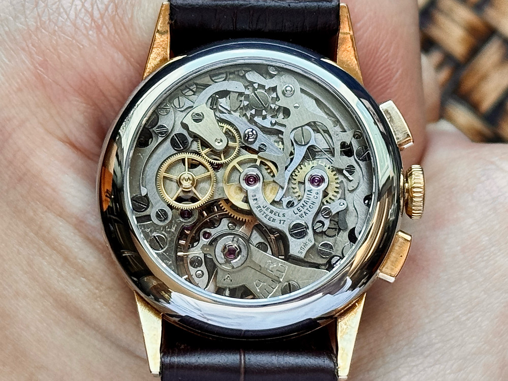 르마니아 CH-27 금통 수동 크로노그래프 (오메가 Cal.321,파텍필립 27,바쉐론콘스탄틴 1142) 팝니다--0