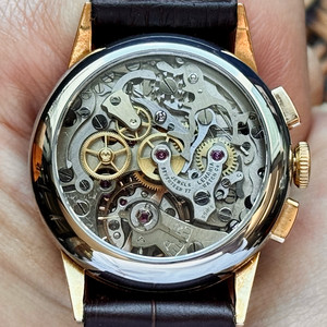 르마니아 CH-27 금통 수동 크로노그래프 (오메가 Cal.321,파텍필립 27,바쉐론콘스탄틴 1142) 팝니다