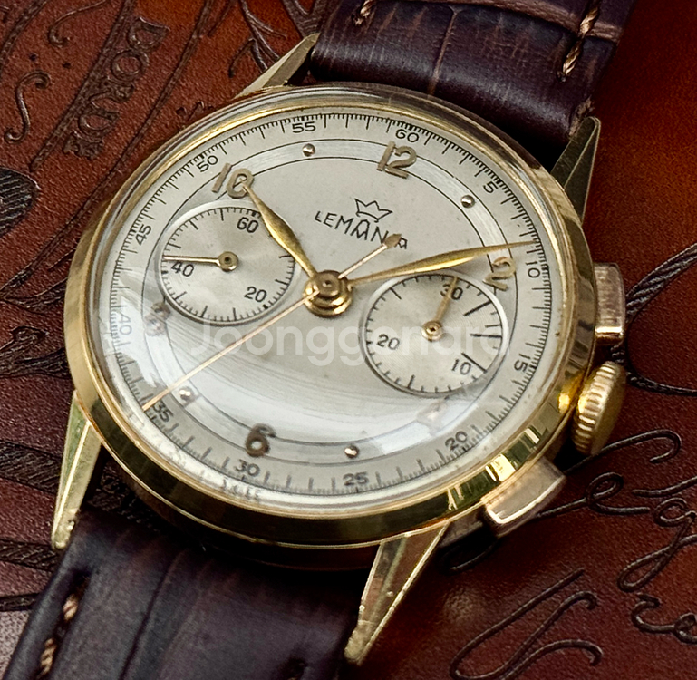 르마니아 CH-27 금통 수동 크로노그래프 (오메가 Cal.321,파텍필립 27,바쉐론콘스탄틴 1142) 팝니다--5