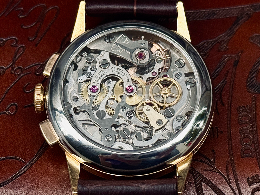 르마니아 CH-27 금통 수동 크로노그래프 (오메가 Cal.321,파텍필립 27,바쉐론콘스탄틴 1142) 팝니다--8