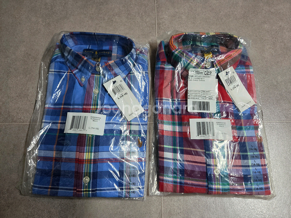 폴로 남방 주니어 라지 L--0