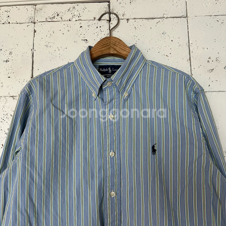 M 폴로 랄프로렌 스트라이프 셔츠--1