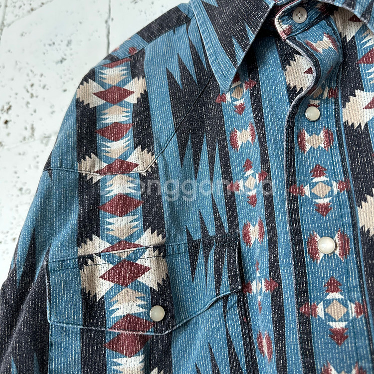 2XL 랭글러 웨스턴 셔츠--2