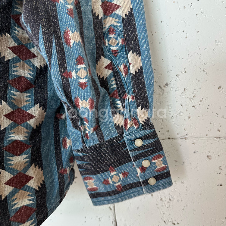 2XL 랭글러 웨스턴 셔츠--5