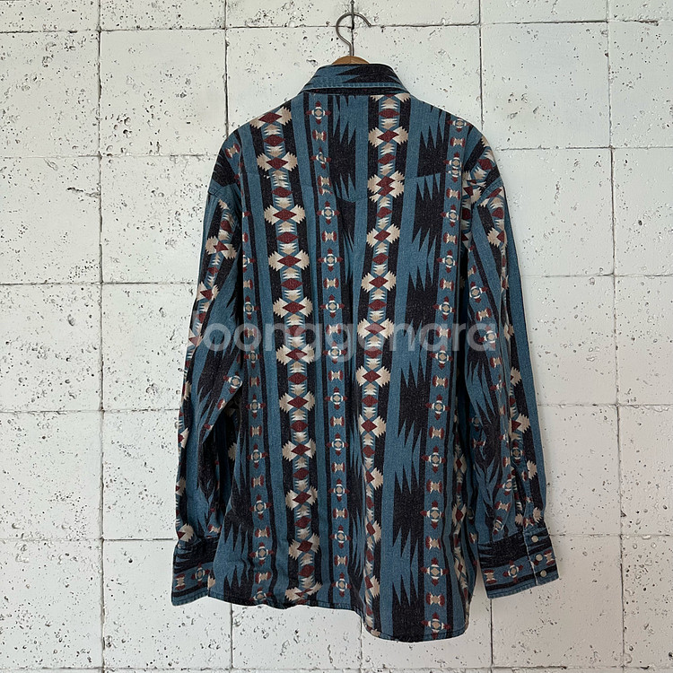 2XL 랭글러 웨스턴 셔츠--4