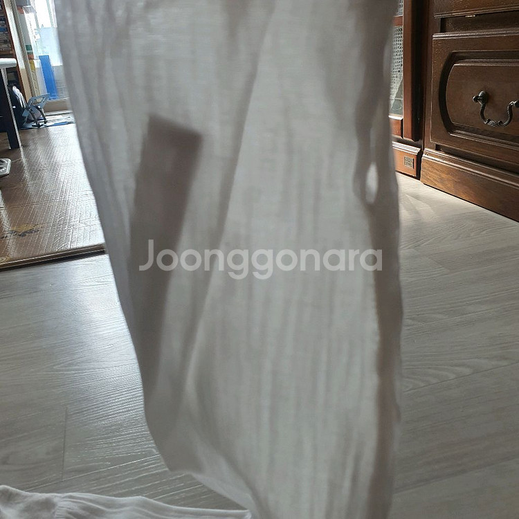 시스루 린넨 흰색 셔츠 긴팔 화이트 남방 기본 거즈 여름 봄 가을 여성 블라우스--3