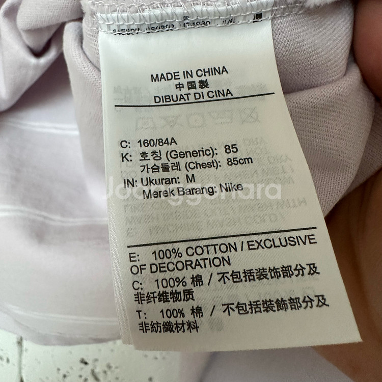 우먼L 나이키 크롭 긴팔티--3