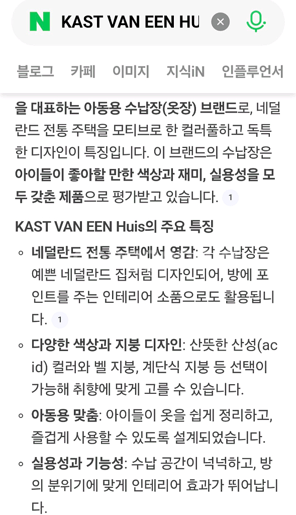 네덜란드 KAST VAN EEN HUIS 아동 가구 수납--9