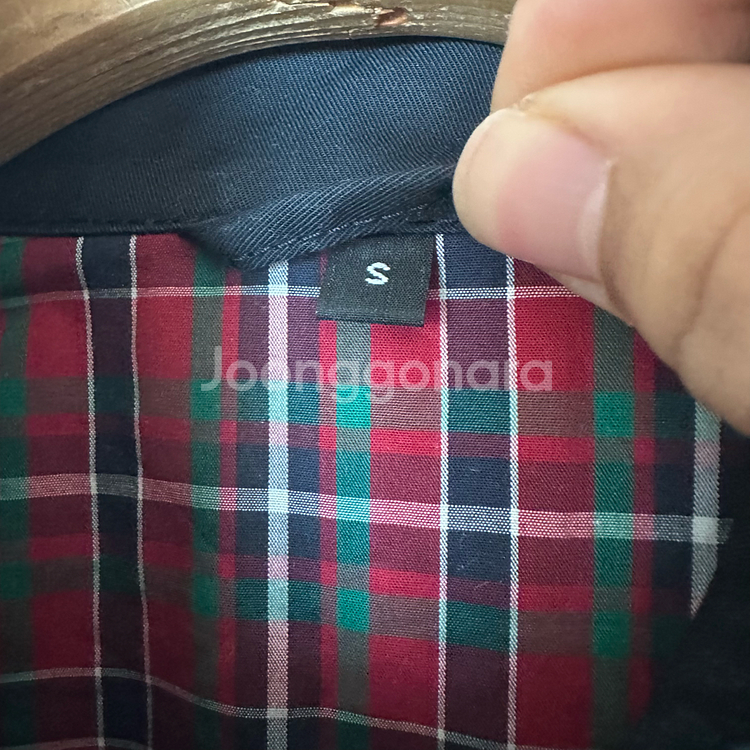 S 무인양품 무지 바라쿠타 자켓 네이비--2