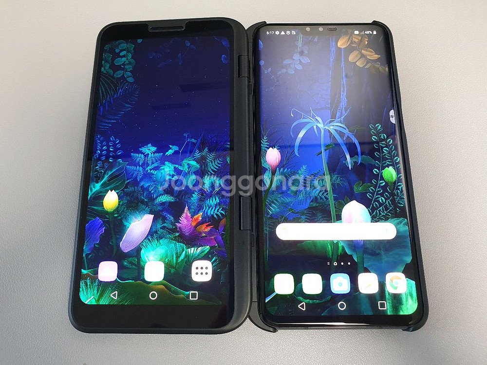 V50 ThinQ(듀얼스크린 포함) / 128GB / 블랙--0