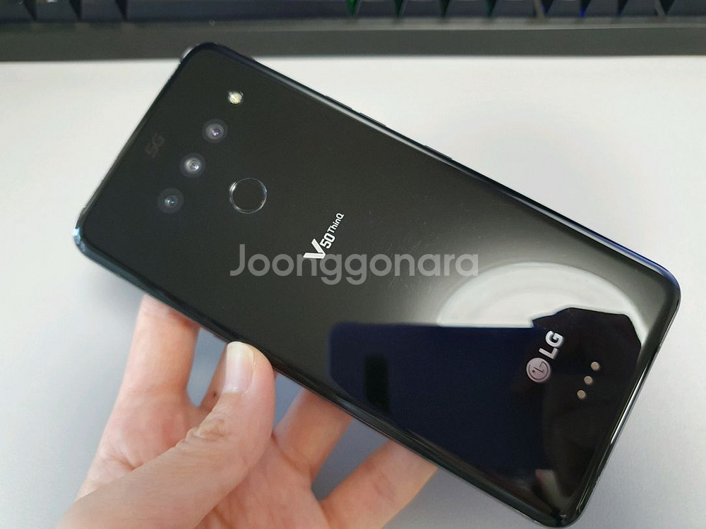 V50 ThinQ(듀얼스크린 포함) / 128GB / 블랙--4