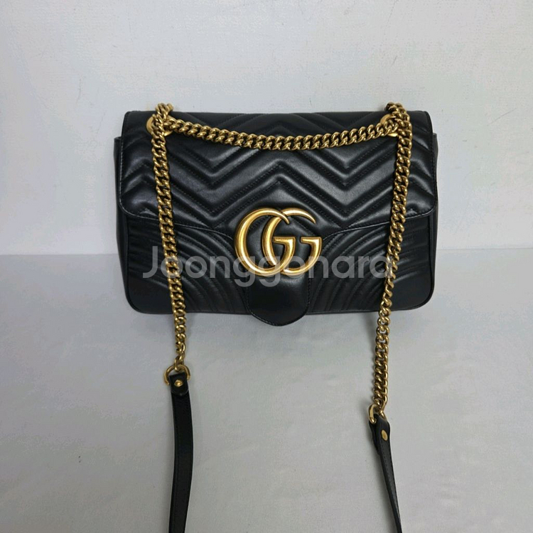 구찌 마몬트 라지 블랙--0