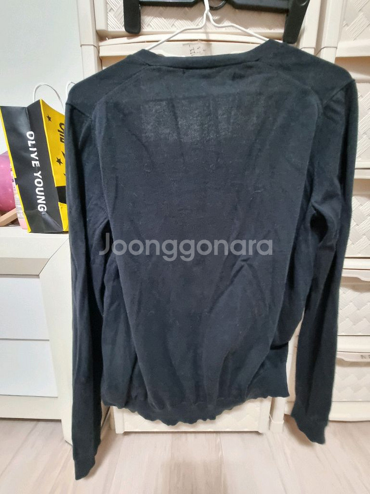 여성 면가디건 유니클로--1