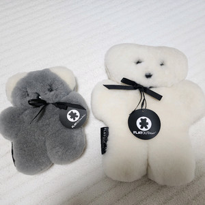 정품 플랫아웃베어 베이비/라지 2종Set 애착인형