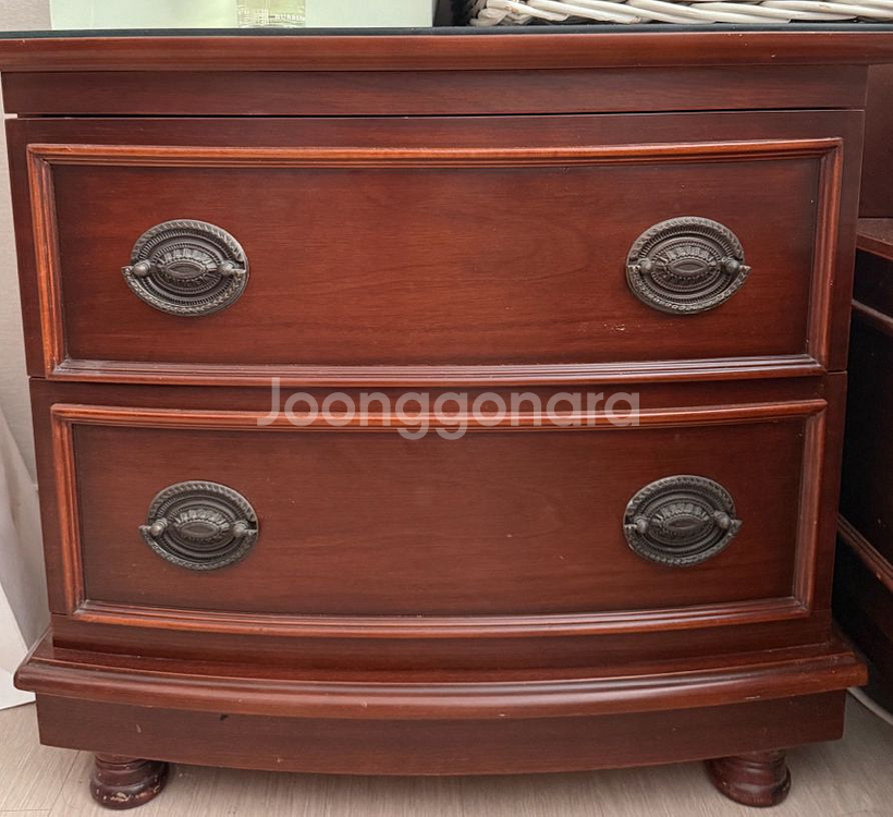 [3개 세트]바로크가구 원목 장롱 앤틱 고급 옷장--2