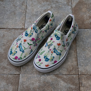 (225)반스 슬립온 버터플라이 플로럴 스니커즈