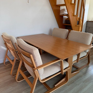 무인양품 다이닝테이블4인세트