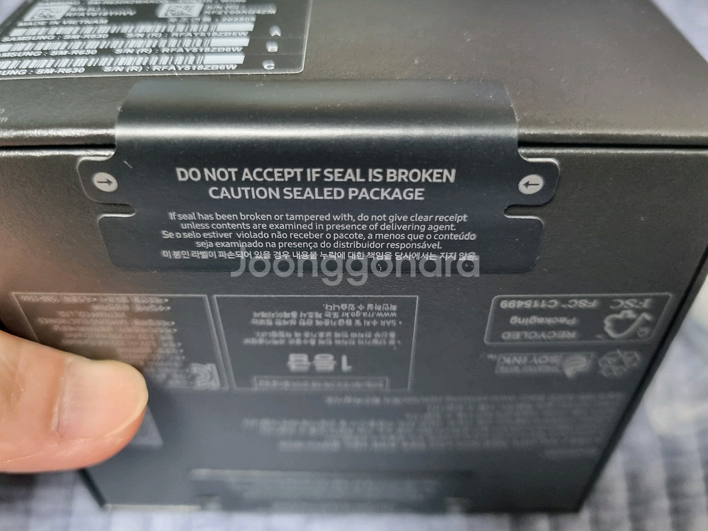 미개봉 갤럭시 버즈3 프로 화이트 + 투명케이스 새상품 삼성전자 이어폰--6