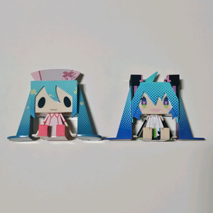 하츠네 미쿠 굿즈 일괄 연색병동 어펜드 그라피그 고전 피규어, 유키미쿠