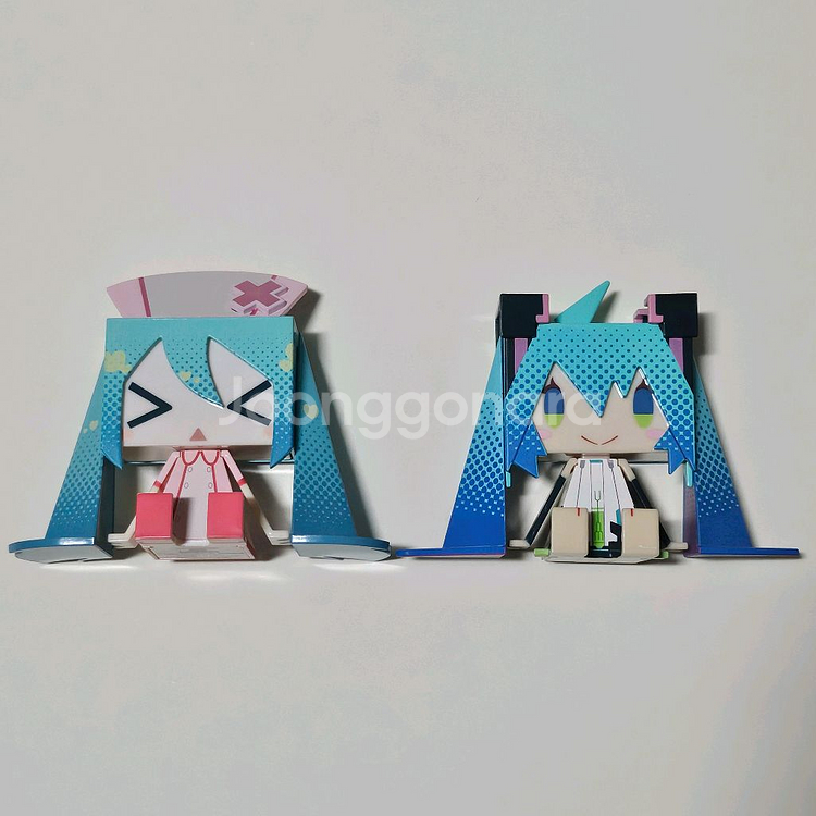 하츠네 미쿠 굿즈 일괄 연색병동 어펜드 그라피그 고전 피규어, 유키미쿠--1