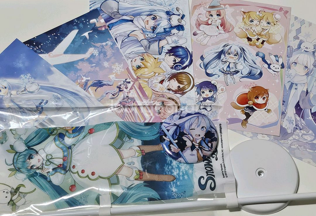 하츠네 미쿠 굿즈 일괄 연색병동 어펜드 그라피그 고전 피규어, 유키미쿠--3