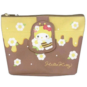 일본 정품 산리오 꿀벌 헬로키티 파우치 새상품 판매합니다.