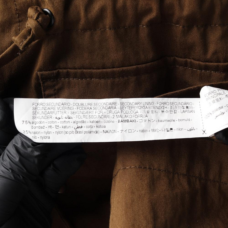 [XS]자라 브라운 사파리 야상 피쉬테일 롱 후드 점퍼 재킷--6