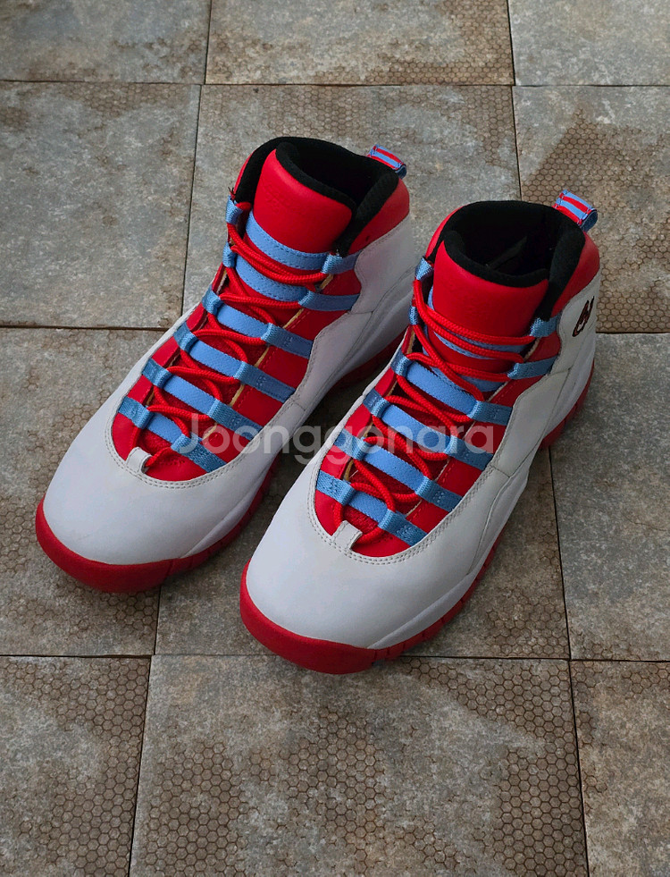 (240)나이키 에어 조던 10 레트로 시카고 플래그 스니커즈--0