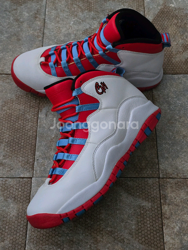 (240)나이키 에어 조던 10 레트로 시카고 플래그 스니커즈--2