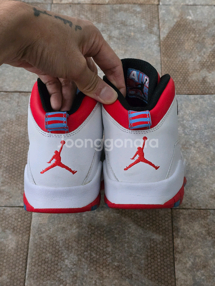 (240)나이키 에어 조던 10 레트로 시카고 플래그 스니커즈--6