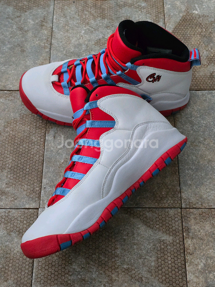 (240)나이키 에어 조던 10 레트로 시카고 플래그 스니커즈--4