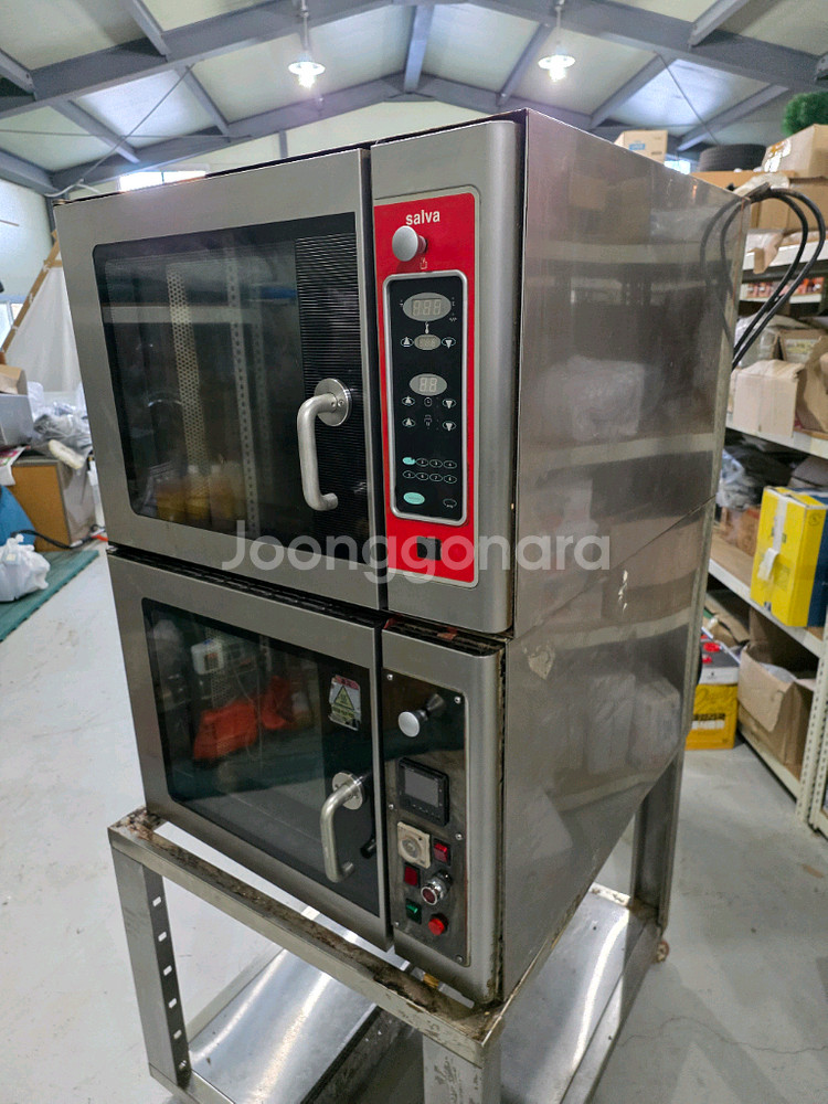 살바 salva 업소용 컨벡션 오븐 5매 2단 총 10매 오븐렉 포함--0
