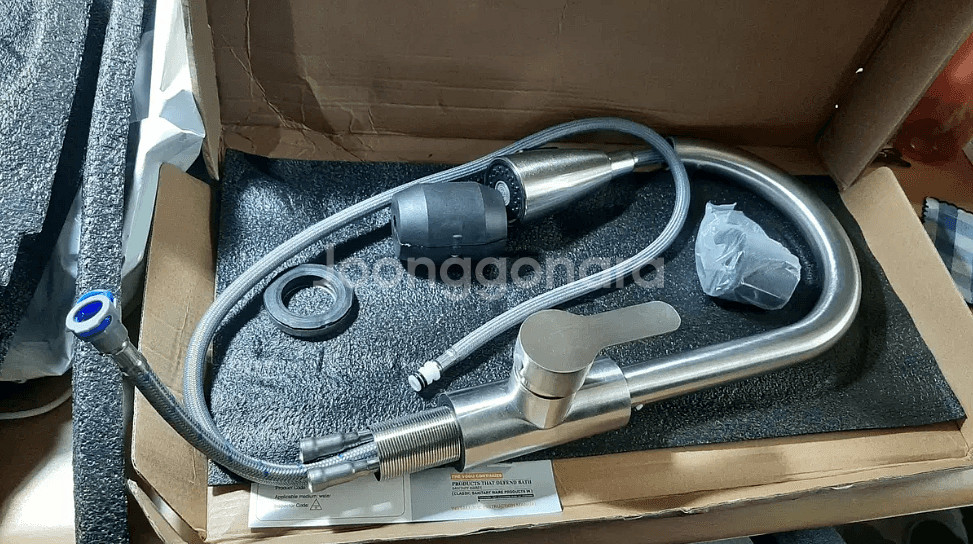 주방 싱크대 원홀 수전(미사용)--4