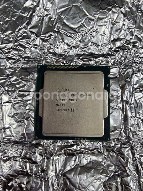 인텔 코어 4세대 i7 4770 하스웰 CPU (쿨러 포함)--1