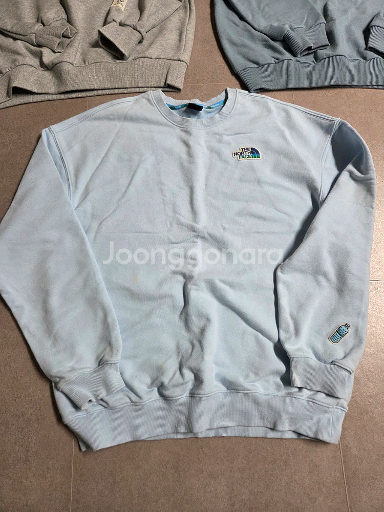 노스페이스 맨투맨 3벌 95사이즈 일괄--3