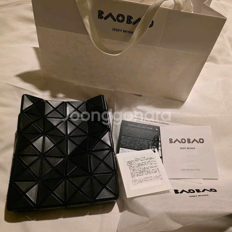 바오바오 미니 크로스백 블랙 프리즘 매트 미니백 무광--5