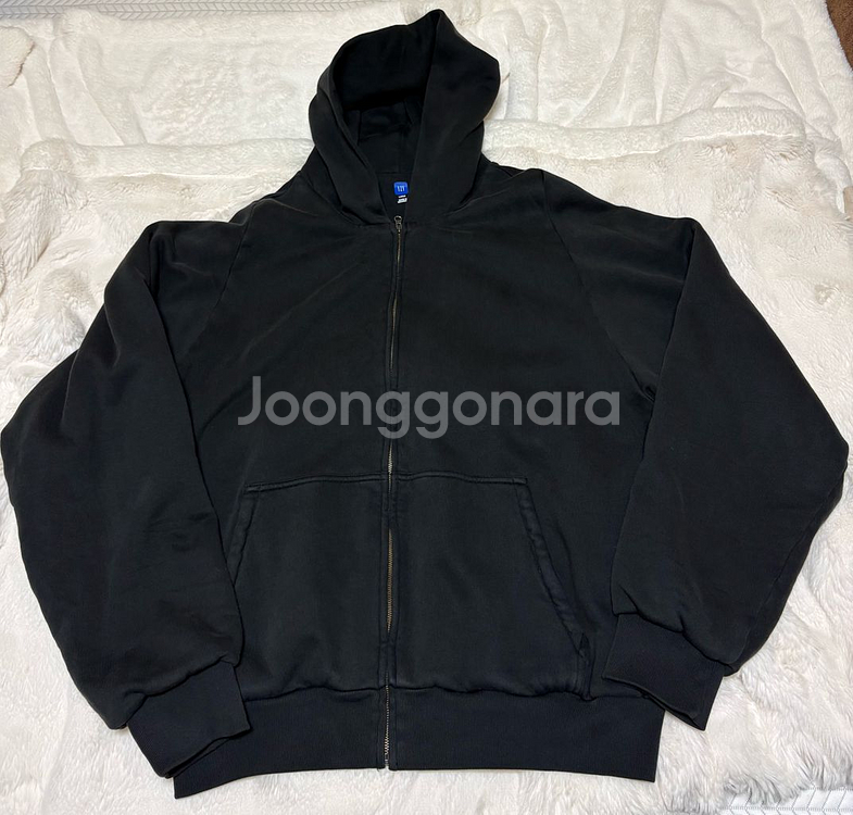 이지 갭 후드집업 사틴카고 블랙,네이비 셋업/L--0