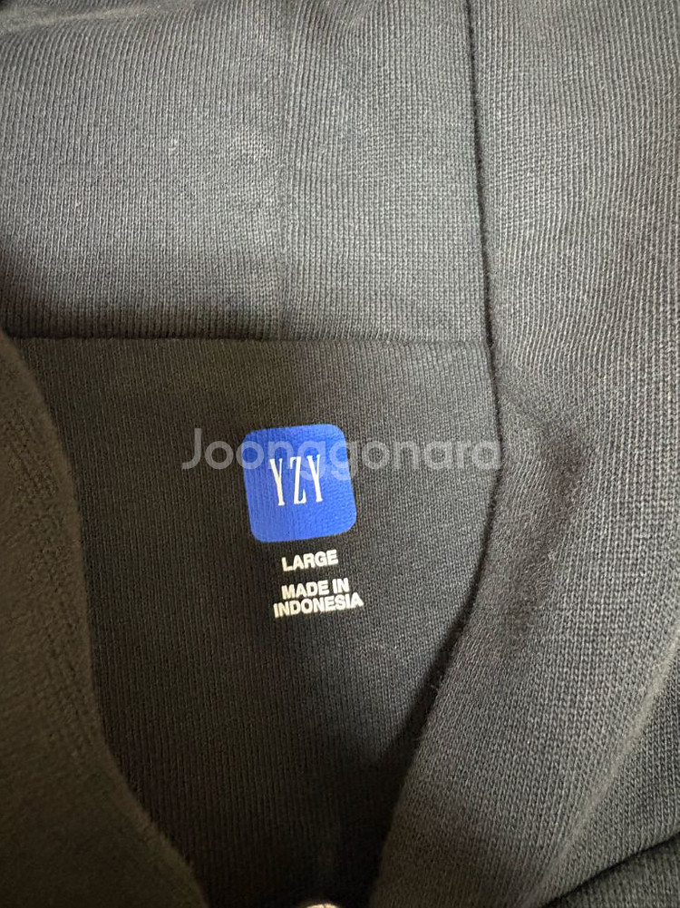 이지 갭 후드집업 사틴카고 블랙,네이비 셋업/L--1