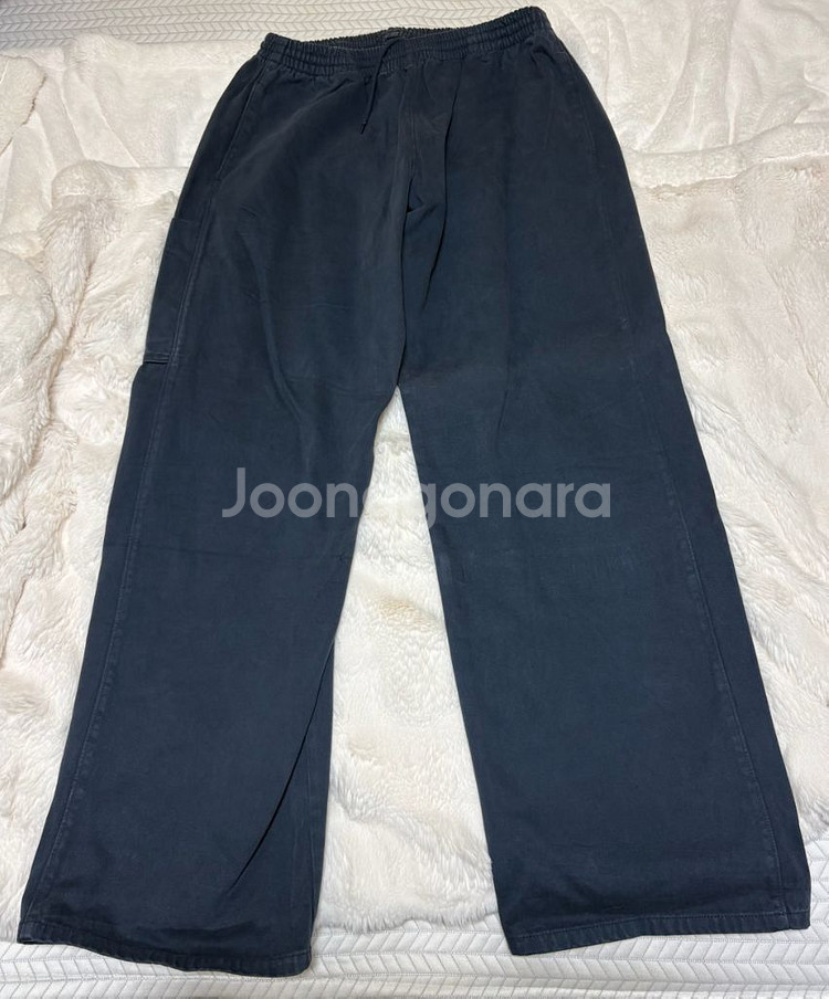 이지 갭 후드집업 사틴카고 블랙,네이비 셋업/L--6