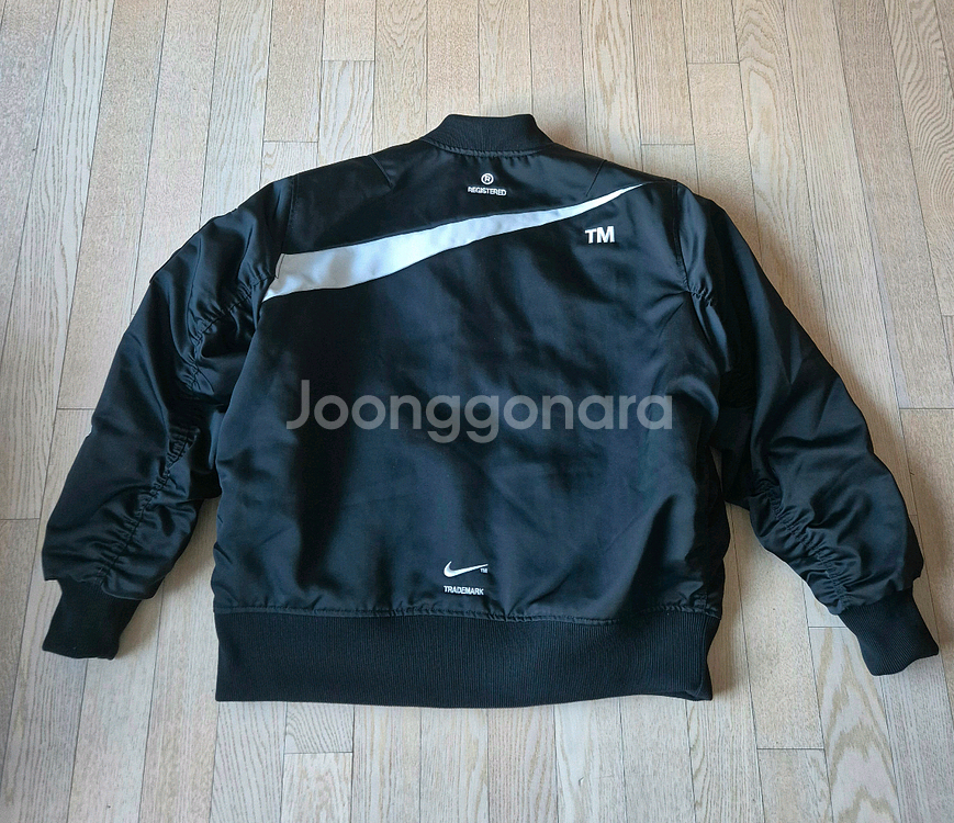 나이키 스우시 써마핏 봄버 바시티 리버서블 자켓 XXL--1