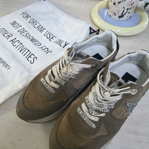 골든구스 런닝솔 여성 스니커즈 브라운