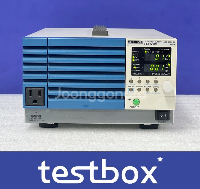 기쿠스이 KIKUSUI PCR500M AC파워서플라이 중고AC소스 판매--0