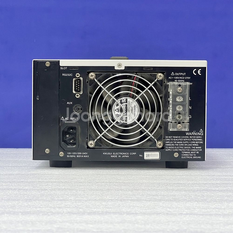 기쿠스이 KIKUSUI PCR500M AC파워서플라이 중고AC소스 판매--4