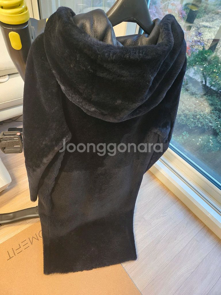 무스탕 후드 코트--4